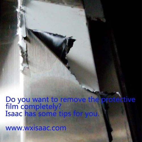 Tips of life Easy to remove protective film from stainless steel