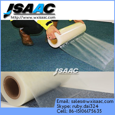 China PE Adhesive Surface Protective Film For Carpet supplier