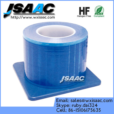 China Non-adhesive edges blue barrier film with dispenser supplier