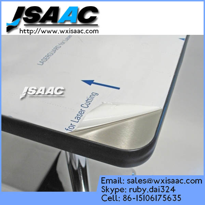China Non-metallic adhesive backed stainless steel protective film supplier