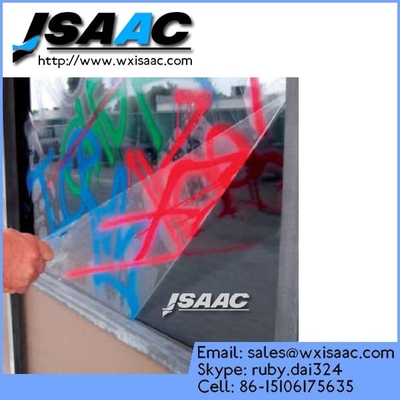 Clear color PE glass protective film for glass with ISO supplier