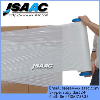 Blue quality cling pallet stretch wrap strong shrink film supplier