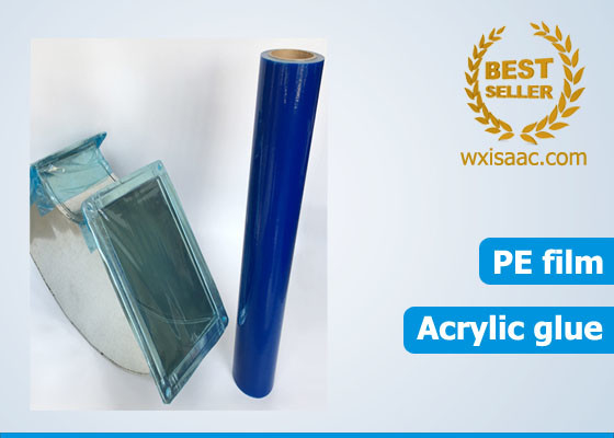 Puncture resistant duct wrap film temporary pe protective film with no residue adhesive supplier